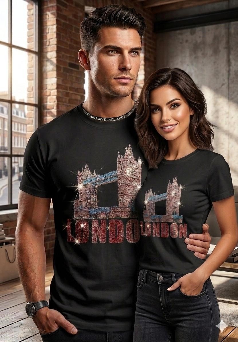 Tower Bridge London T-Shirt Black