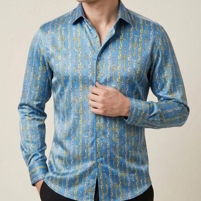 Signature Printed Performance Long-Sleeve