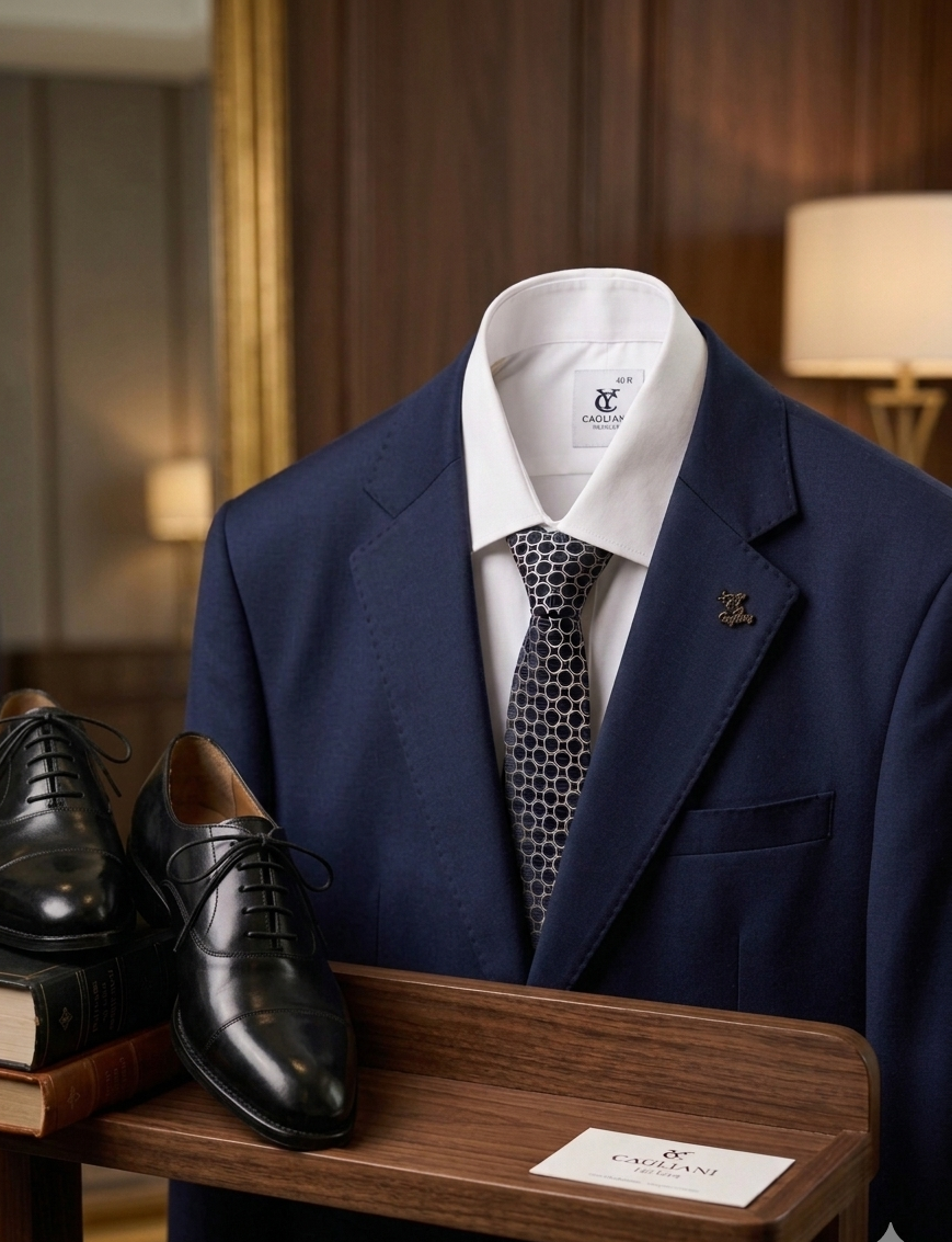 Cagliary Premium Men’s Navy Tailored Suit